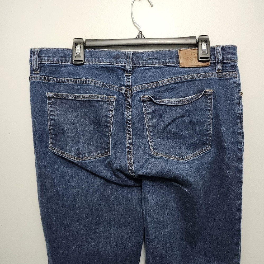 Lauren Ralph Lauren women's classic bootcut jeans size 16 blue - Picture 6 of 9